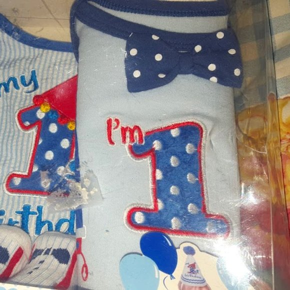 3/$15 Baby's 1st B-day Onesie Set, NIB-&7.00 - Picture 3 of 6